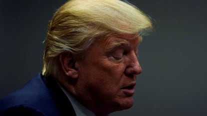El presidente de EE UU, Donald Trump, durante una rueda de prensa en la Casa Blanca, el pasado 28 de noviembre.