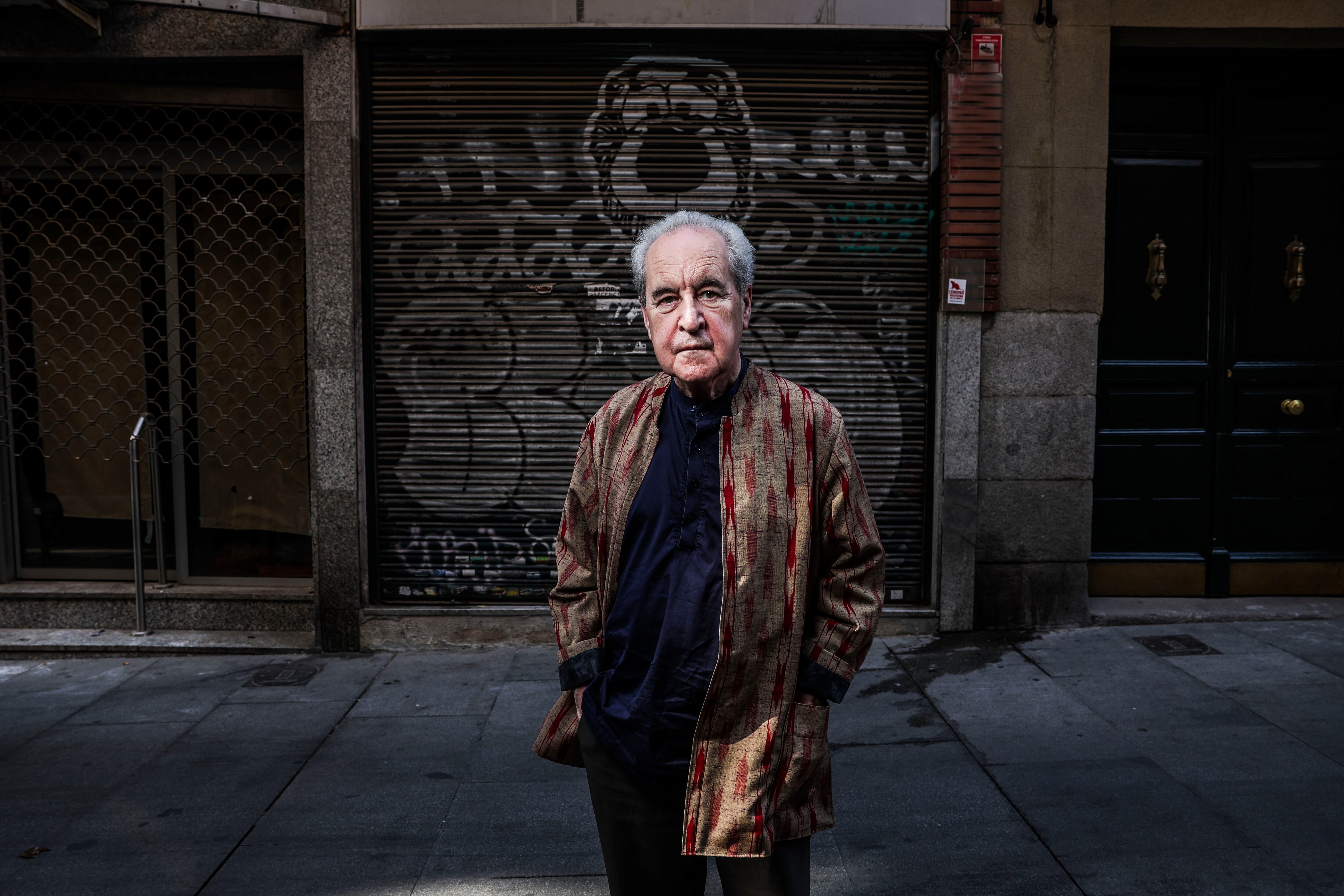 John Banville, en octubre en el centro de Madrid.