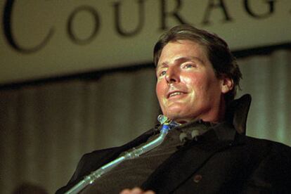 Christopher Reeve, fotografiado en 1996.