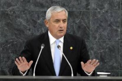 En la imagen, el presidente de Guatemala, Otto Pérez Molina. EFE/Archivo