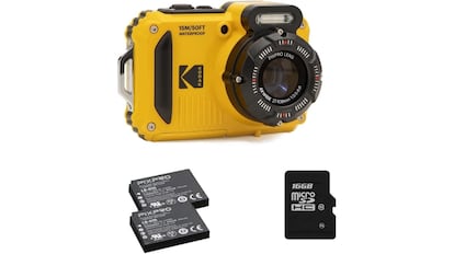 Esta cámara de Kodak tiene un sensor de imagen de 16 megapíxeles y los vídeos los graba sólo en HD.