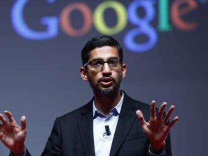 El vicepresidente de Google, Sundar Pichai.