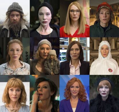 La actriz Cate Blanchett, en el collage audiovisual Manifesto.