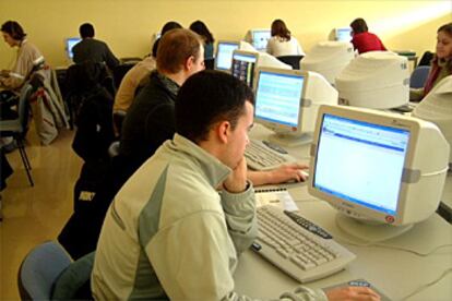 Aula de la Universidad de Extremadura