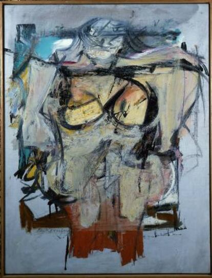 'Mujer-Ocre' (1957-1959), de Willem de Kooning.