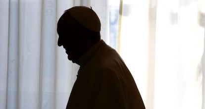 El Papa en una audiencia con el presidente de Georgia.