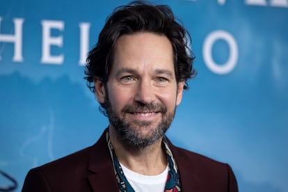 Paul Rudd at a screening of 'Ghostbusters: Frozen Empire' in Madrid; March 18, 2024.