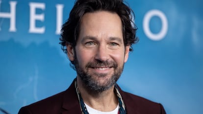 Paul Rudd posa durante la presentación de 'Cazafantasmas: imperio helado', el pasado lunes en Madrid