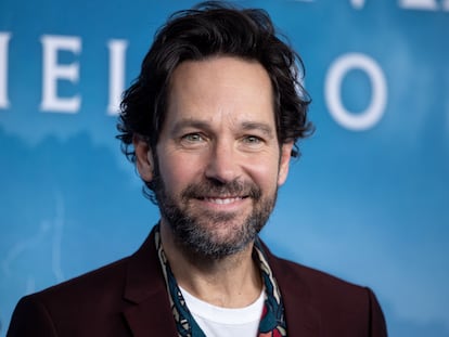 Paul Rudd at a screening of 'Ghostbusters: Frozen Empire' in Madrid; March 18, 2024.