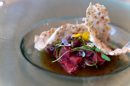 Un buen cebiche en Pamplona