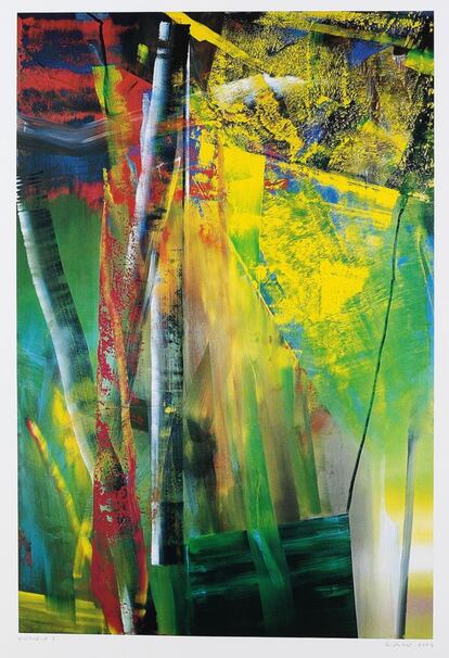 Gerhard Richter. Victoria I. Litografa de 2003.