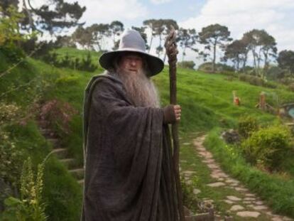 Ring back: Ian McKellen returns as Gandalf the wizard  in Peter Jackson&#039;s The Hobbit: An Unexpected Journey