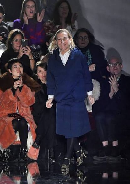 Miuccia Prada, en Milán (Italia), en 2018.