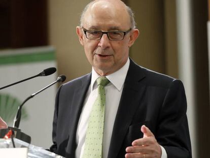 El ministre d'Hisenda i Funció Pública, Cristóbal Montoro.