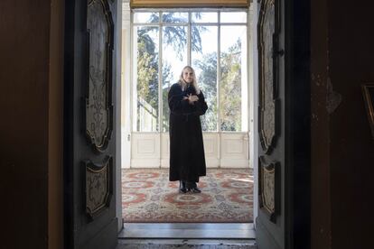 La princesa Rita Ludovisi, viuda del aristocrata Nicola Boncompagni Ludovisi, en el palacio romano Villa de la Aurora en enero 2022.