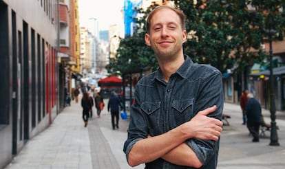 Daniel Abma, durante su visita a Bilbao con motivo del festival de cine LGTBI Zinegoak