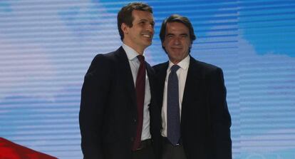 Mariano Casado y José María Aznar