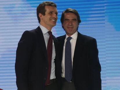 Mariano Casado y José María Aznar