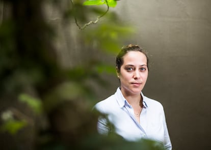 La chef peruana Pía león posa para un retrato en el interior del restaurante Kjolle el día 07 de agosto de 2021 en Lima, Perú. 