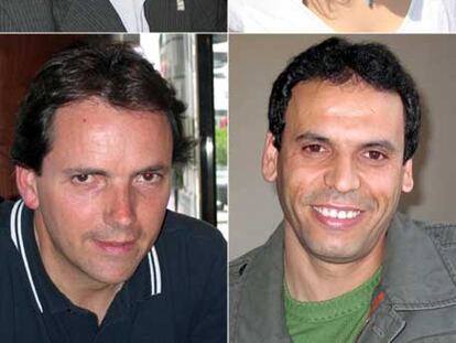 De izquierda a derecha y de arriba a abajo: Miguel Ángel Fernández, Beatriz Mogrovejo, Xabier Endika Garmendia y Mouniem Hamoudan.