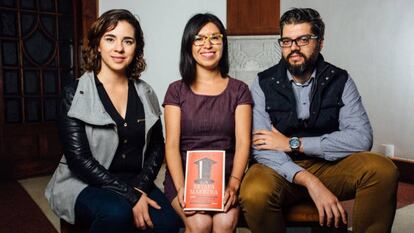 Miriam Castillo, Nayeli Roldán y Manuel Ureste.