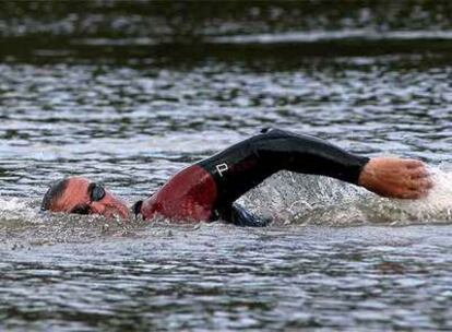 Martin Strel finalizó este fin de semana su travesía a nado del río Amazonas.