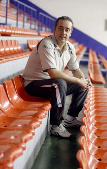 Vidorreta, en 2009, cuando entrenaba al Bilbao Basket.