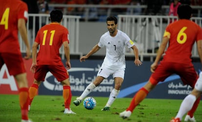 Masoud contra China en las eliminatorias mundialistas.