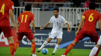 Masoud contra China en las eliminatorias mundialistas.