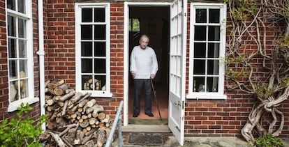 George Steiner, em sua casa em Cambridge.