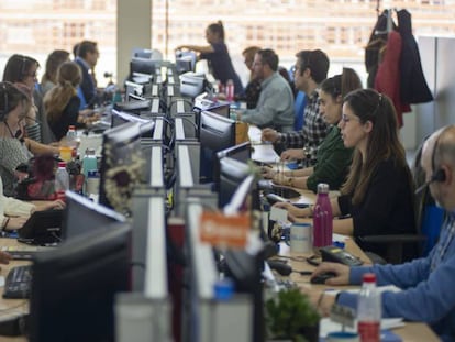 Employees at Software Delsol in Jaén.