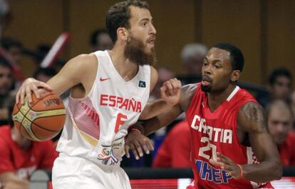 Sergio Rodríguez, ante Lafayette.