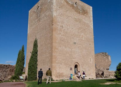 La torre del Espolón, en el castillo de Lorca. 