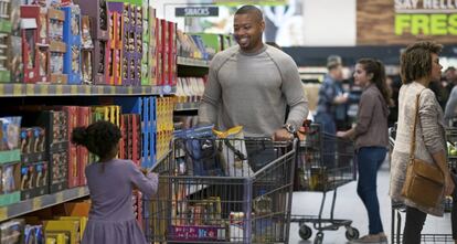 Clientes de un supermercado de Aldi en Estados Unidos.
