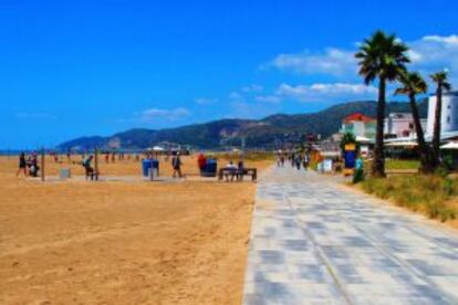 Paseo marítimo de Castelldefels (Barcelona).