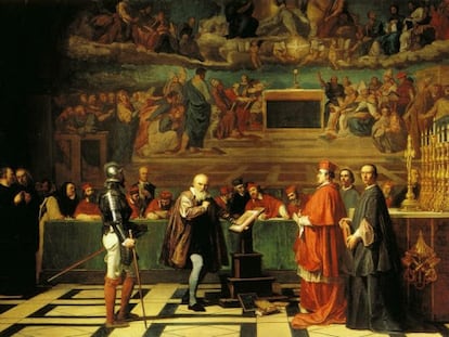 'Galileo Galilei ante la Inquisición', obra de Joseph Nicolas Robert-Fleury.