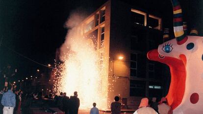Inauguración de la sala L'Horta Teatre en 1995.