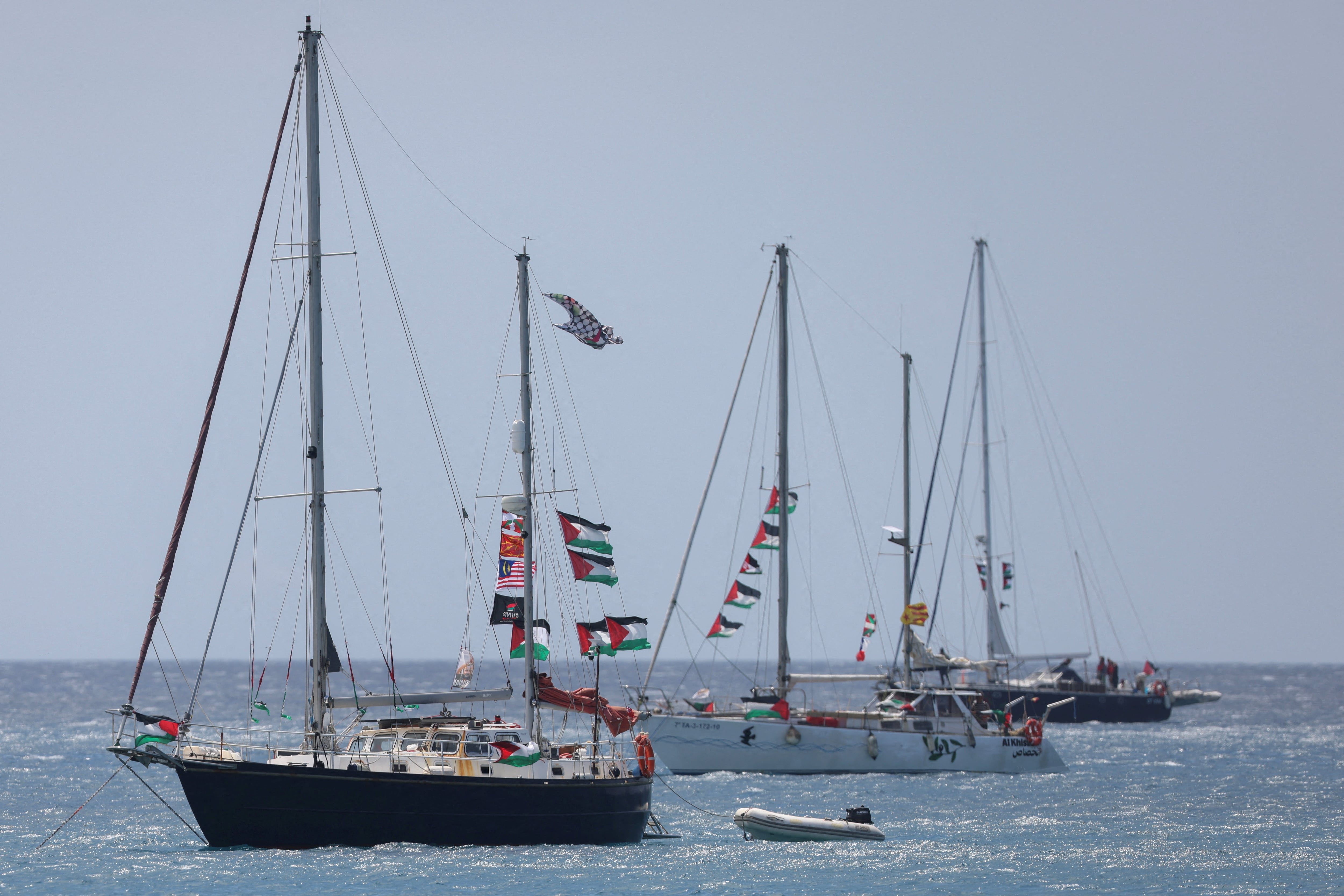Regresa a México la tripulante interceptada por Israel en una flotilla rumbo a Gaza