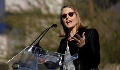 Jodie Foster no evento da United Talent Agency.