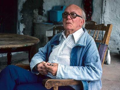 Gerald Brenan, en enero de 1978, en su casa de Alhaurín el Grande (Málaga).