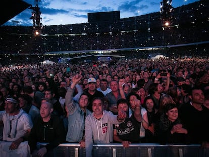 Concert de Bruce Springsteen al Camp Nou el 2016.