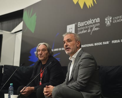 Xavier Marcé, regidor de Cultura, i Jaume Collboni, alcalde de Barcelona