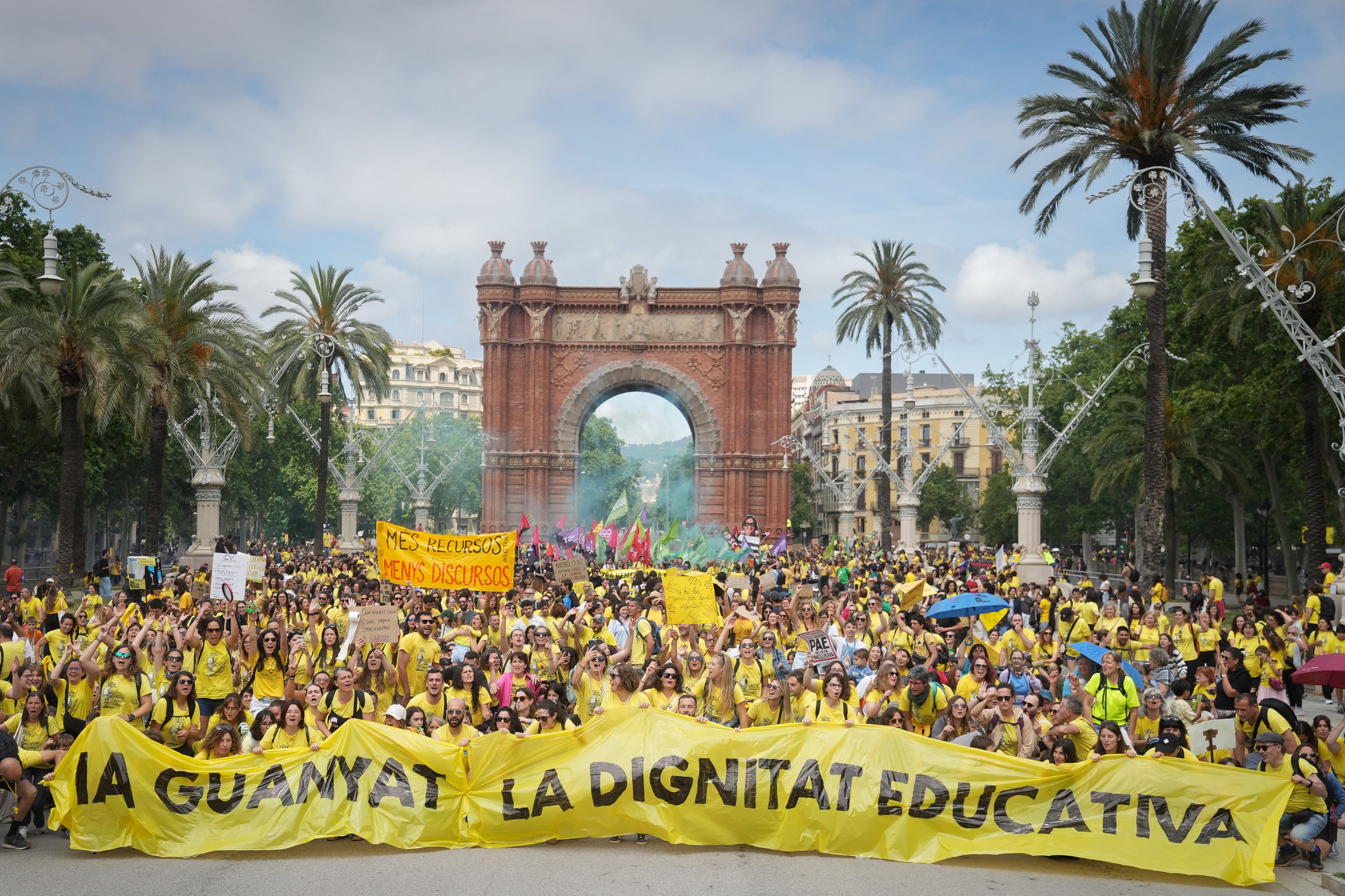 La Asamblea Educativa de Cataluña, el contrapoder que temen los sindicatos: “Nos están deslegitimando”
