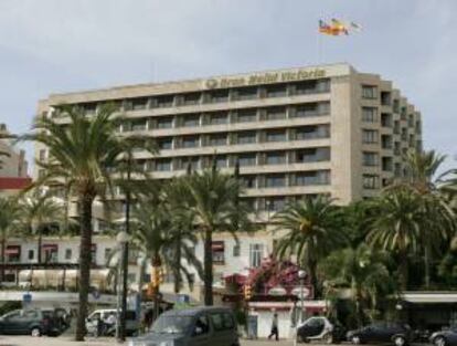 Vista de la fachada del hotel Gran Meliá Victoria en Palma de Mallorca. EFE/Archivo