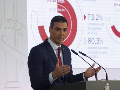 El presidente del Gobierno español, Pedro Sánchez.