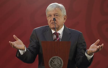 El presidente López Obrador. 
