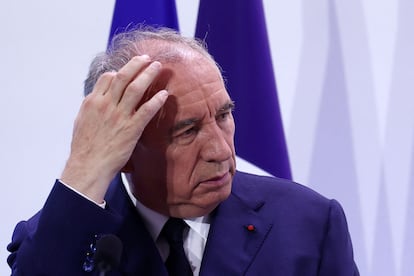 El primer ministro francés, François Bayrou, durante la presentación del plan de recorte presupuestario.
