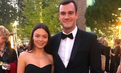 Cooper Hefner y Scarlett Bryne, en una imagen de Instagram. 