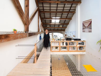 El estudio de LoCa, LoCaOffice, en Barcelona. |
