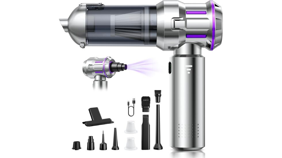 Aspirador de mano multifunción.